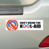 Drink DE KOOL-STEUN NIET Bumpersticker (Op auto)