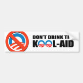 Drink DE KOOL-STEUN NIET Bumpersticker (Voorkant)