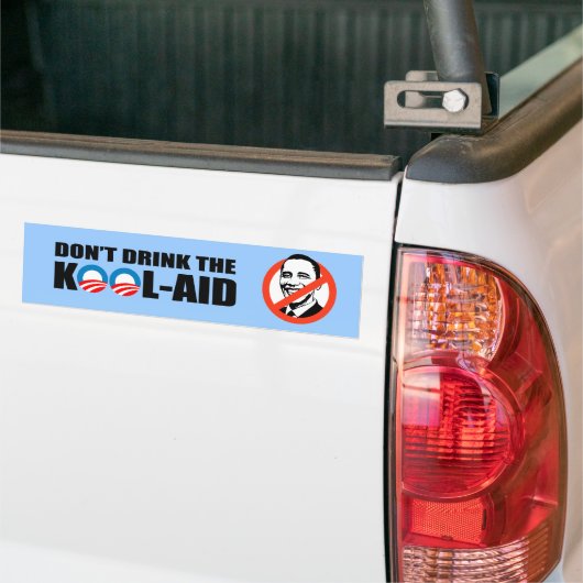 Drink DE KOOL-STEUN NIET Bumpersticker (Op Truck)
