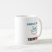 Drink de liberale tranen MOK! TRUMP2016 Koffiemok (Voorkant rechts)