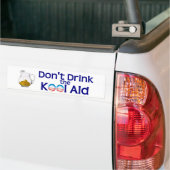 Drink de Obama Kool Aid Bumpersticker niet (Op Truck)