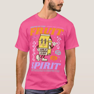 Drink de vruchten van de Christelijke melkfles T-shirt