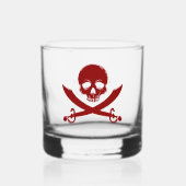 "Drink Deep, Sail Fast" Glaswerk Whiskeyglas Whisky Glas (Voorkant)