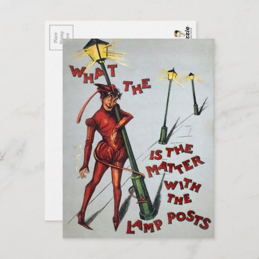  Drink Devil Briefkaart (Voorkant / Achterkant)