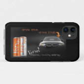 Drink deze drive die iPhone case (Achterkant (horizontaal))