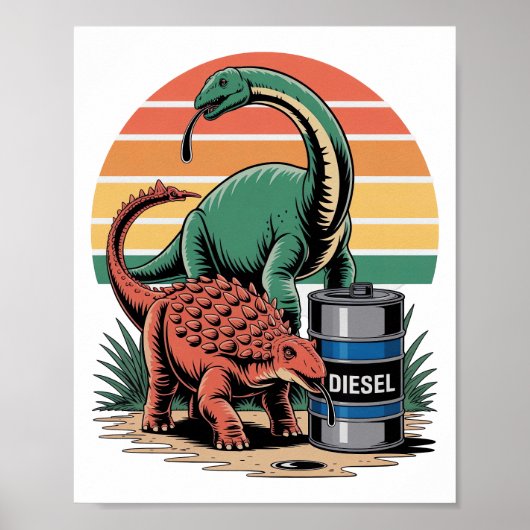 Drink diesel poster (Voorkant)