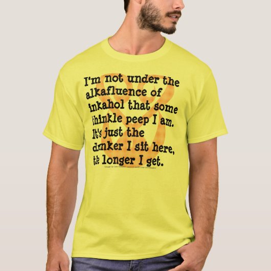 "Drink" door Clara Chandler T-shirt (Voorkant)