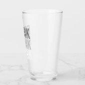 Drink Drank dronken | Grappig Glas (Links)