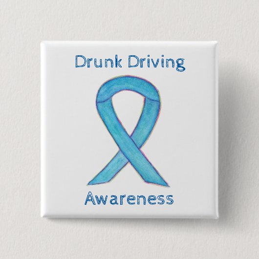 Drink driftig lint op aangepaste pinnen vierkante button 5,1 cm (Voorkant)