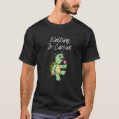Drink Drink Citaat dat in kromme Drink loopt T-shirt (Voorkant)