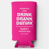 Drink Drink Drink Bachelorette Party Seltzer Blikjeskoeler (Voorkant)