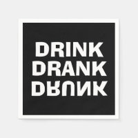 Drink Drink Drink bericht op zwarte partij