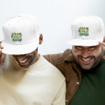 Drink Drink Drink Grappig St. Patric Tekst Ontwerp Trucker Pet<br><div class="desc">Drink drink drink grappig groen St. Patrick ontwerp met shamrock accenten.</div>