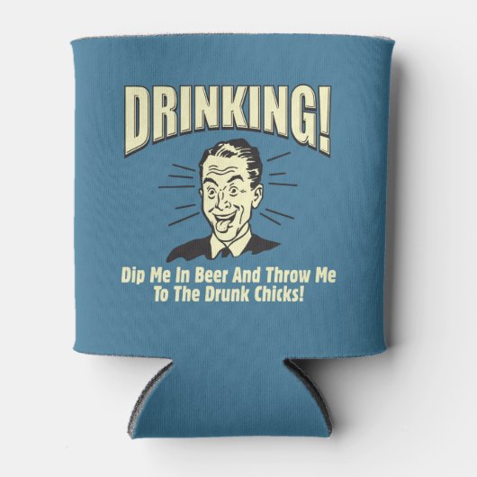 Drink: Drink kippen met dipbeerdraad Blikjeskoeler (Voorkant)