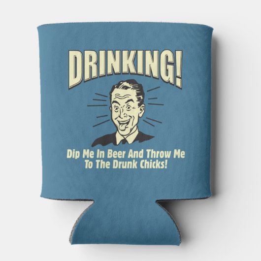 Drink: Drink kippen met dipbeerdraad Blikjeskoeler (Achterkant)