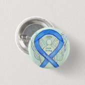Drink driveling van engel-sensibilisering ronde button 3,2 cm (Voorkant /achterkant)