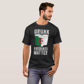 Drink echtgenoten Matter Algerije Drink van de Alg T-shirt (Voorkant volledig)