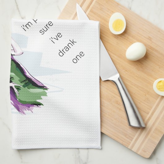 Drink een wijngaard theedoek (Quarter Fold)