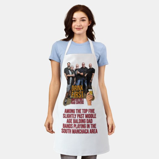 Drink eerste foto Schort (Gedragen)