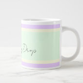 Drink elke druppel jumbo grote koffiekop (Rechts)