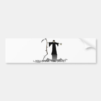 Drink en autorijdend bumpersticker
