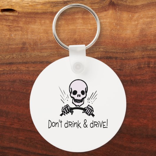 Drink en besturing overslaan sleutelhanger (Voorkant)