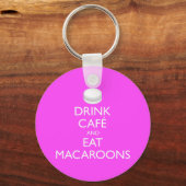 DRINK- EN EAT-MACAROONS SLEUTELHANGER (Voorkant)