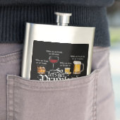 Drink en naar de hemel gaan (Iers Drink toast) Flacon (Voorbeeld)