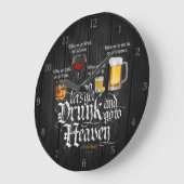 Drink en naar de hemel gaan (Iers Drink toast) Grote Klok (Hoek)