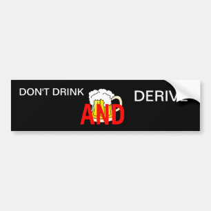 Drink en ontleed geen sticker