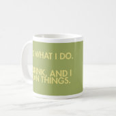 Drink- en planprolunter koffiemok (Voorkant links)