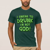 Drink en samengeperst t-shirt (Voorkant)