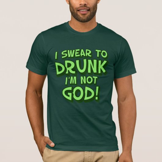Drink en samengeperst t-shirt (Voorkant)
