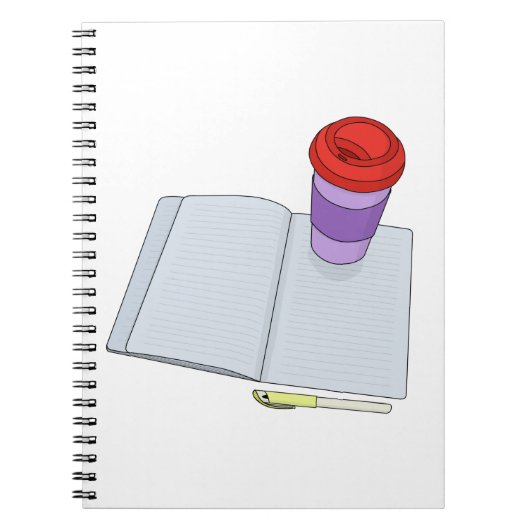 Drink en schrijven notitieboek (Voorkant)