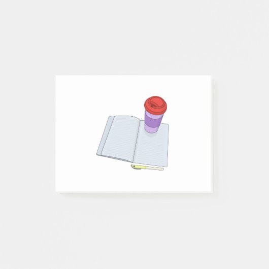 Drink en schrijven post-it® notes (Voorkant)