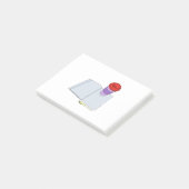 Drink en schrijven post-it® notes (Schuin)