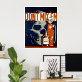 Drink en station 1937 WPA niet Poster (Thuiskantoor)