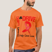 Drink en station niet t-shirt (Voorkant)