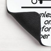 Drink- en stationsmousepad muismat (Hoek)