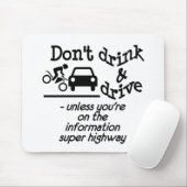 Drink- en stationsmousepad muismat (Met muis)