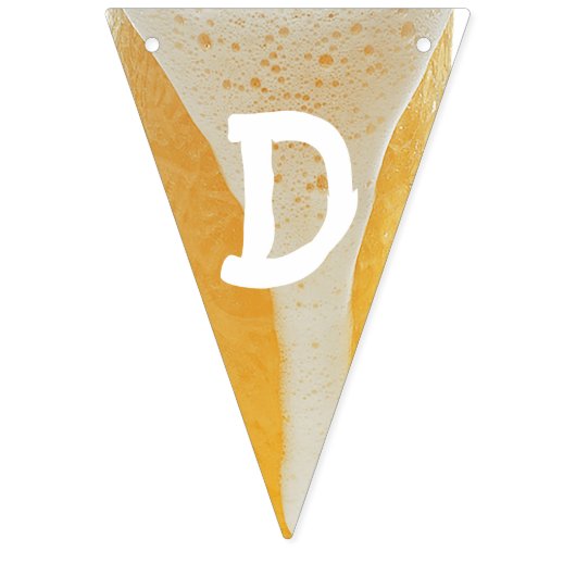 Drink en trouwweddenschap Banner decoratie (Eerste vlag)