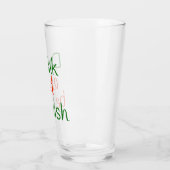 Drink en wees Iers Glas (Links)