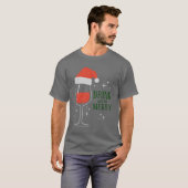 Drink en wees vrolijk t-shirt (Voorkant volledig)