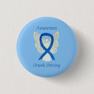 Drink Engel-bewustzijnsspelden Ronde Button 3,2 Cm