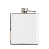 Drink erlenmeyer bovenaan Heupfles (Achterkant)