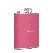 Drink erlenmeyer, met roze vinyl omwikkeld heupfles (Rechts)