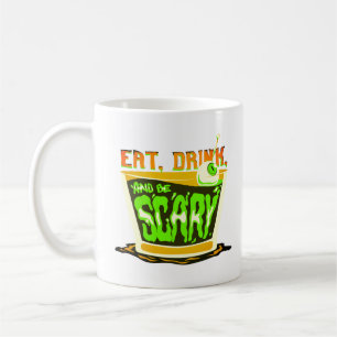 Drink eten en eng zijn koffiemok