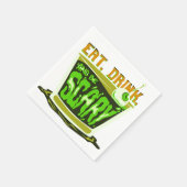 Drink eten en eng zijn servet (Hoek)