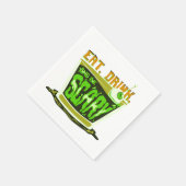 Drink eten en eng zijn servet (Hoek)