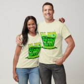 Drink eten en eng zijn t-shirt (Unisex)